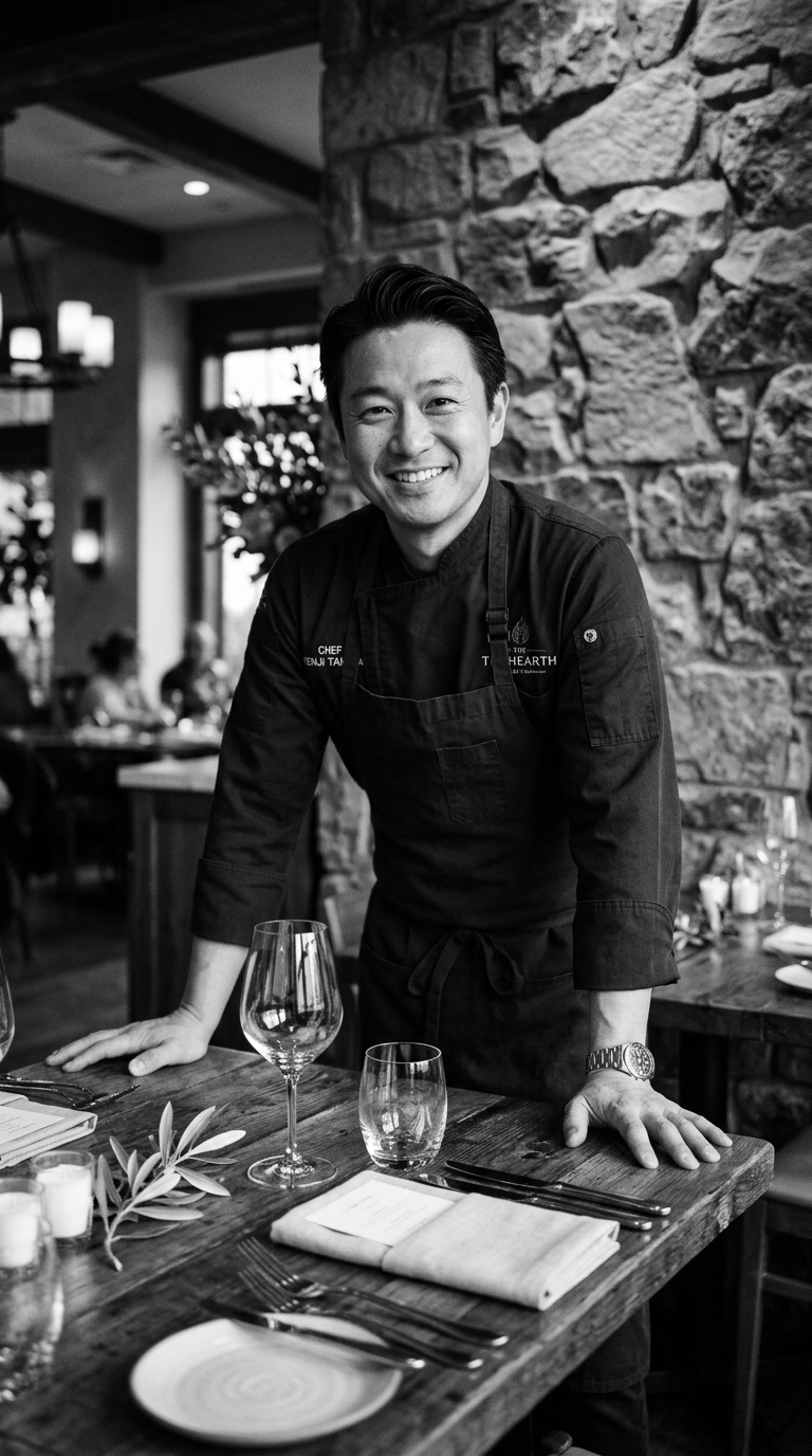 Chef Chai Chaowasaree in his chef coat
