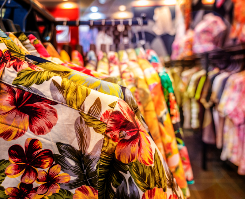 Luau clothing discount stores near me
